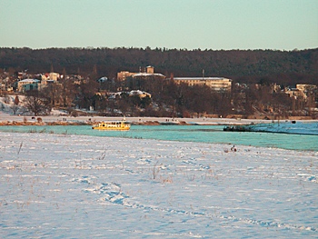 Elbfähre Johannstadt Dresden